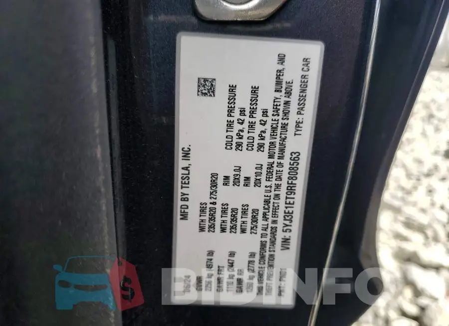 5YJ3E1ET9RF808563 Photo# 12