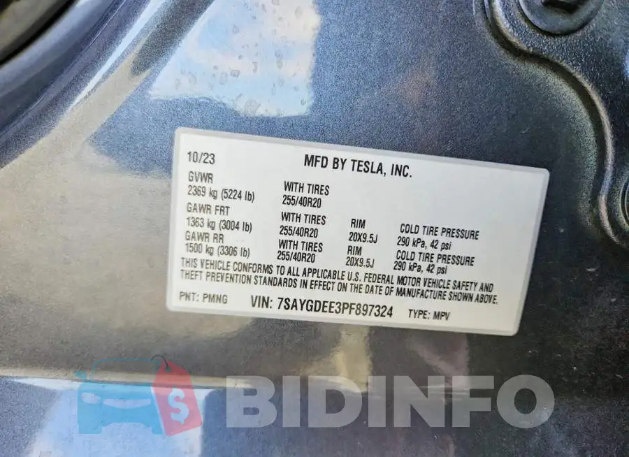 7SAYGDEE3PF897324 Photo# 12