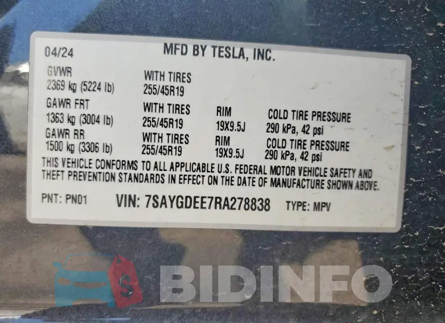 7SAYGDEE7RA278838 Photo# 13