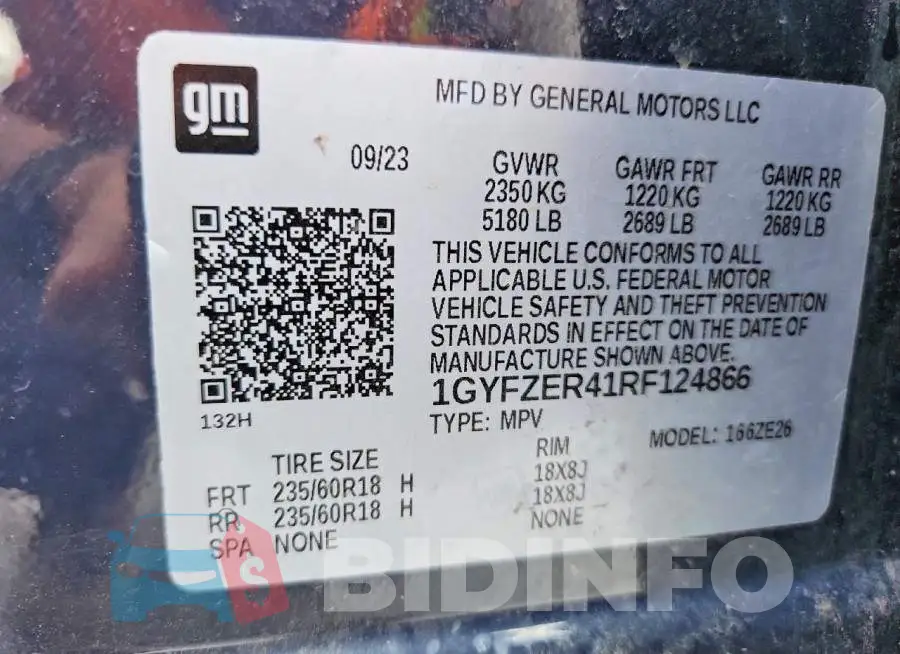 1GYFZER41RF124866 Photo# 14
