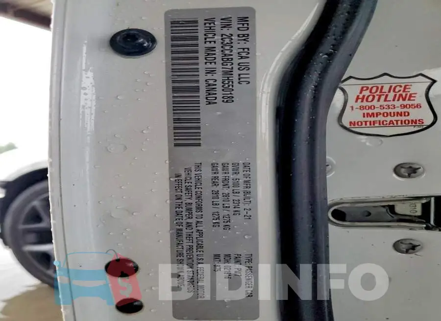 2C3CCABG7MH550189 Photo# 14
