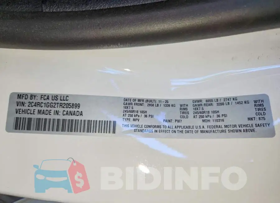 2C4RC1GG2TR205899 Photo# 13