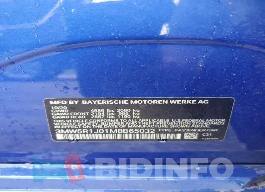 3MW5R1J01M8B65032 Photo# 13