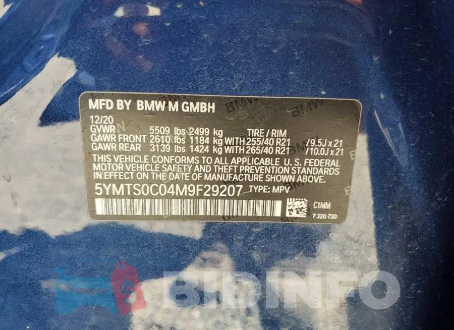 5YMTS0C04M9F29207 Photo# 14