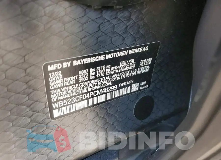 WB523CF04PCM48299 Photo# 13