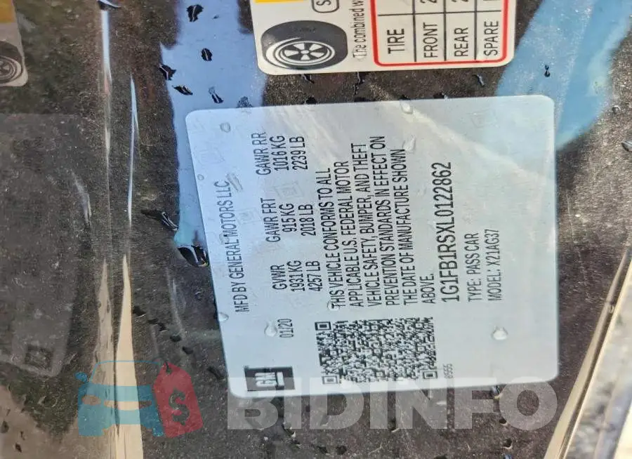 1G1FB1RSXL0122862 Photo# 13
