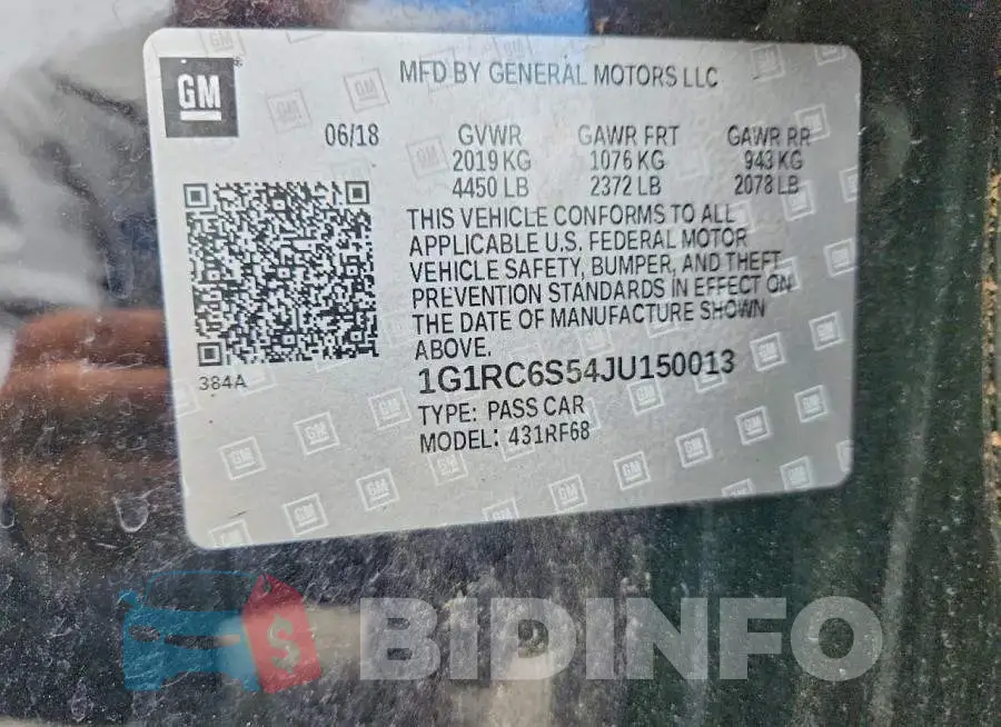 1G1RC6S54JU150013 Photo# 12
