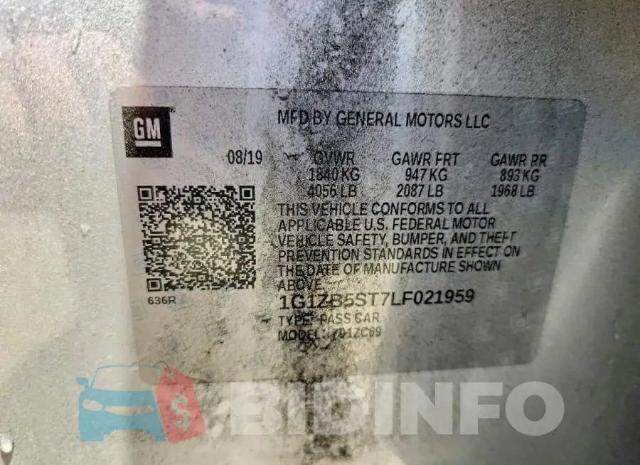 1G1ZB5ST7LF021959 Photo# 12