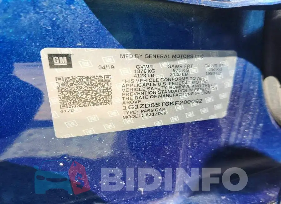 1G1ZD5ST6KF200082 Photo# 12