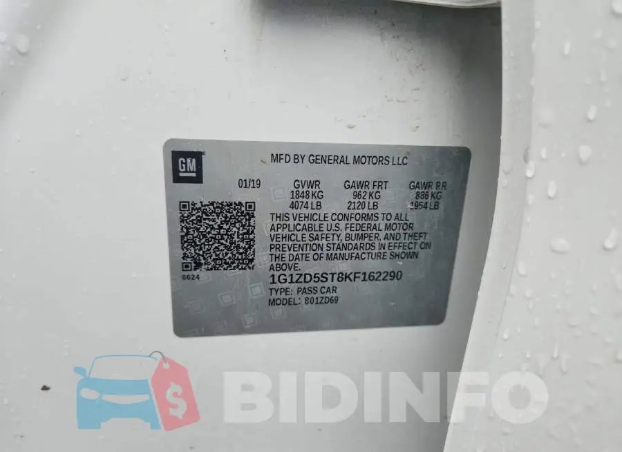 1G1ZD5ST8KF162290 Photo# 12