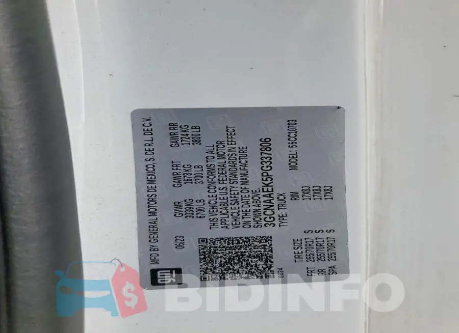 3GCNAAEK5PG337806 Photo# 12
