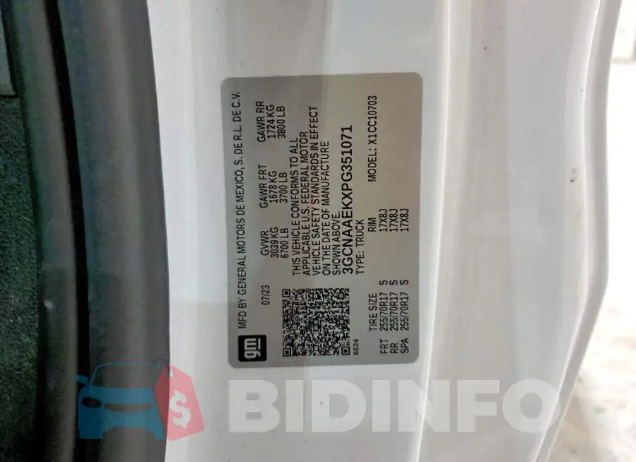 3GCNAAEKXPG351071 Photo# 12