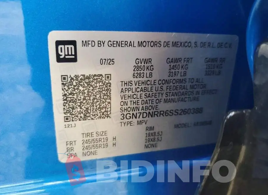 3GN7DNRR6SS260388 Photo# 14