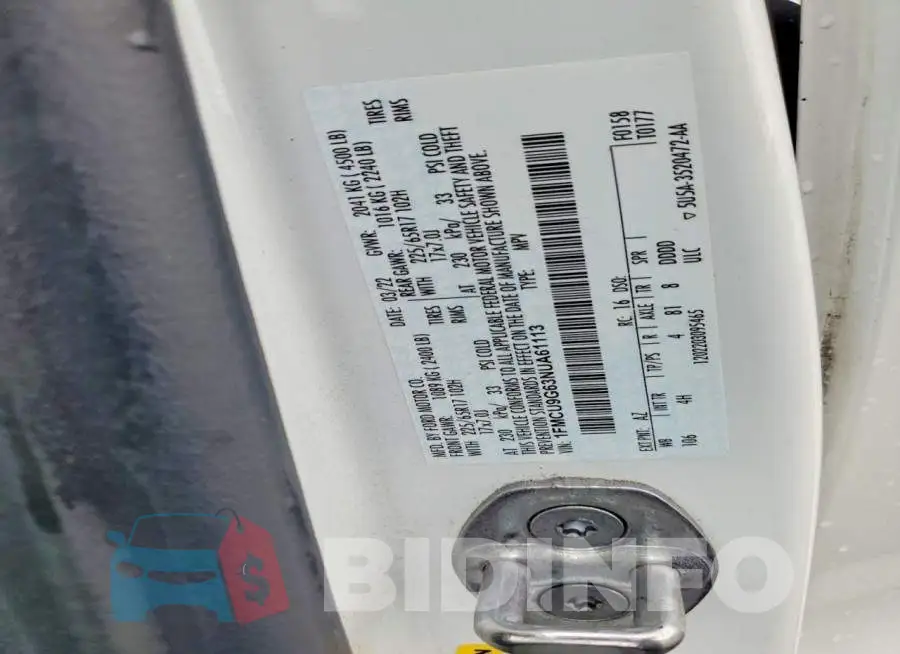 1FMCU9G63NUA61113 Photo# 14