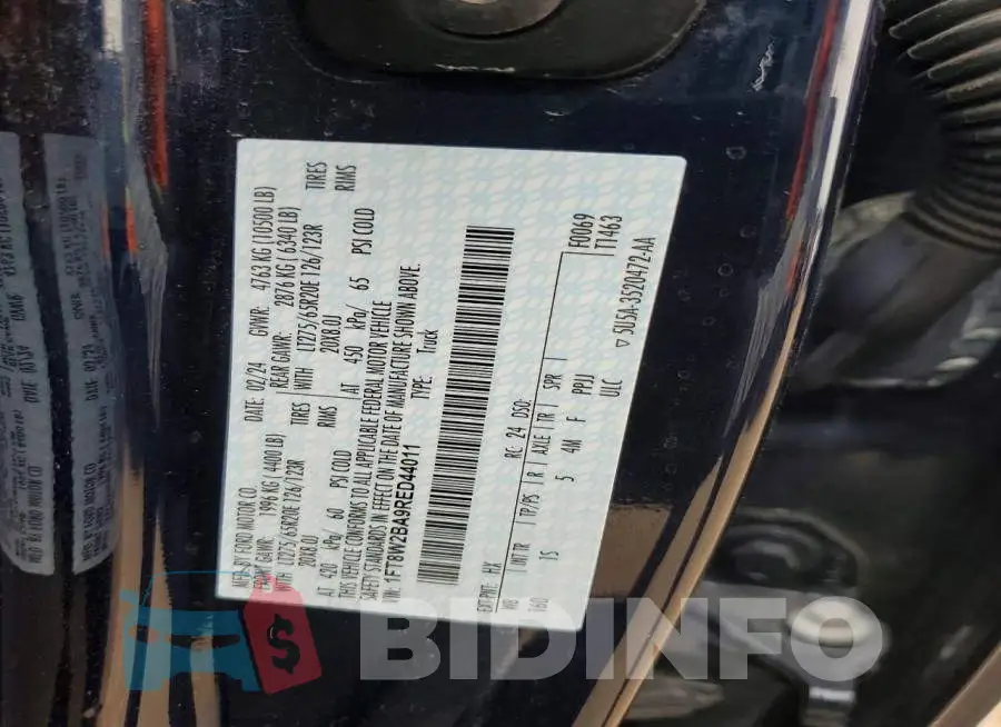 1FT8W2BA9RED44011 Photo# 12