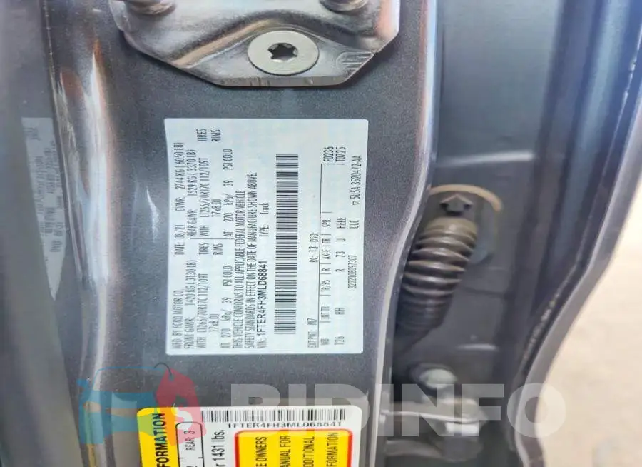 1FTER4FH3MLD68841 Photo# 12