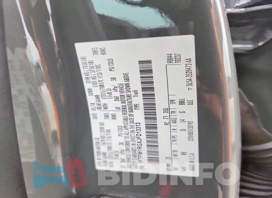 1FTFW1RGXJFD13313 Photo# 12