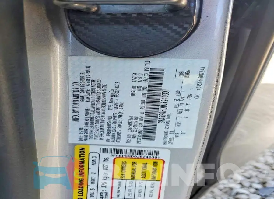 3FA6P0HD0JR240301 Photo# 12