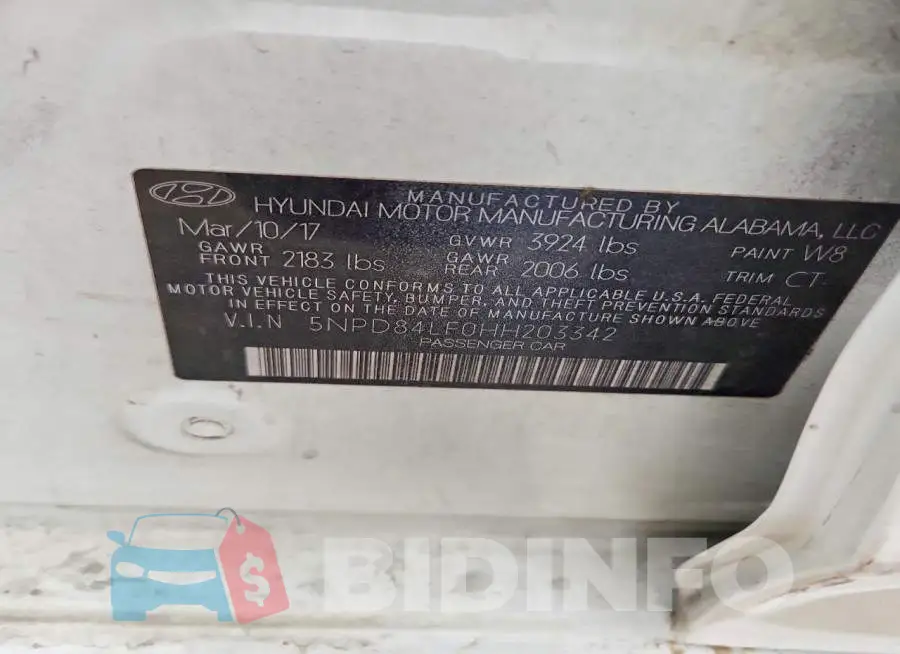 5NPD84LF0HH203342 Photo# 12