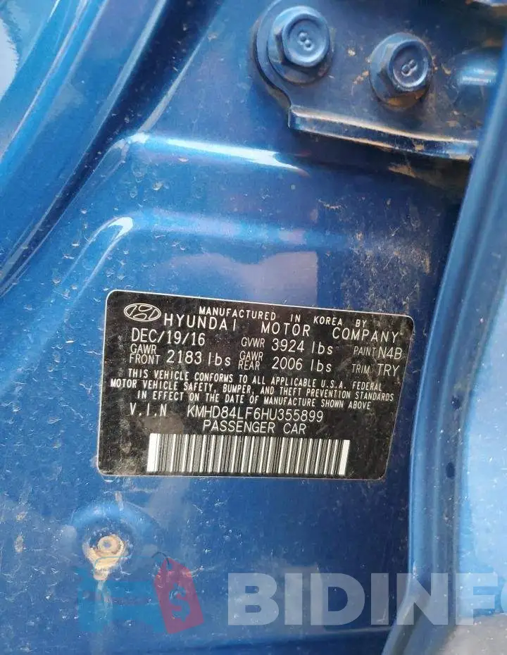KMHD84LF6HU355899 Photo# 12