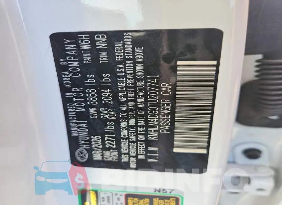 KMHLM4DG0TU207741 Photo# 13