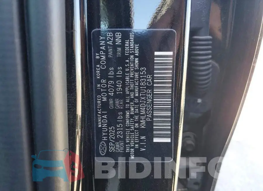 KMHLM4DJXTU183153 Photo# 13