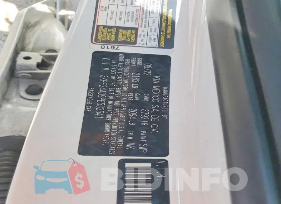 3KPF24AD9PE532541 Photo# 12