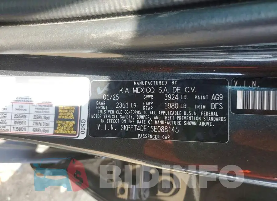3KPFT4DE1SE088145 Photo# 12