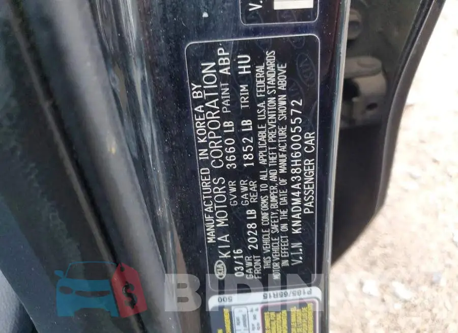 KNADM4A38H6005572 Photo# 12