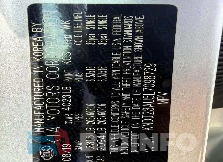 KNDJ23AU5L7098729 Photo# 15