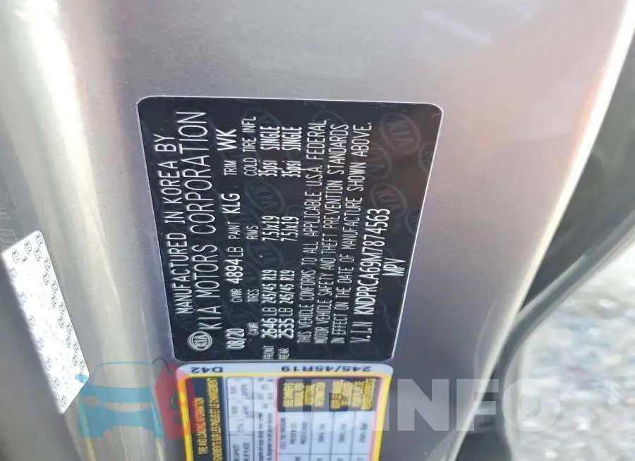 KNDPRCA69M7874563 Photo# 13
