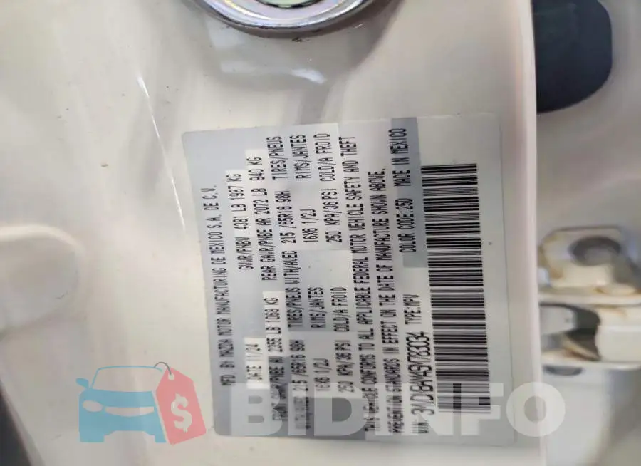 3MVDMBAM4SM783034 Photo# 12