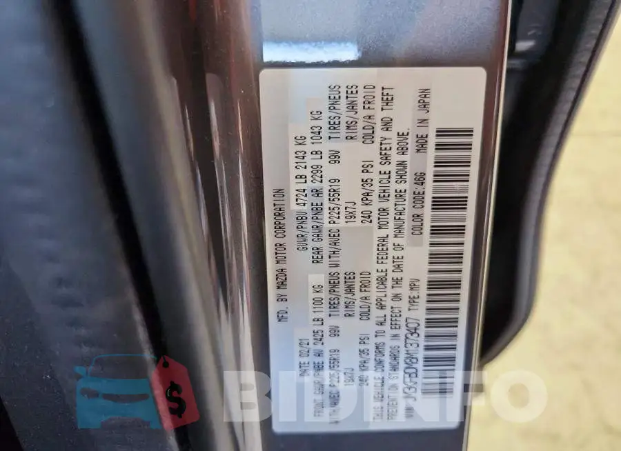 JM3KFBDM8M1373407 Photo# 13