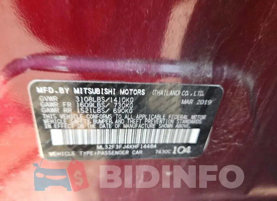 ML32F3FJ4KHF14484 Photo# 12