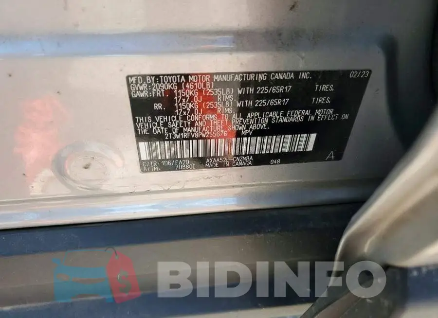 2T3W1RFV8PW255676 Photo# 14
