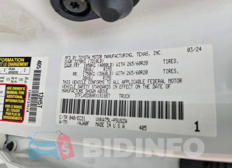 5TFLA5DB8RX181887 Photo# 12