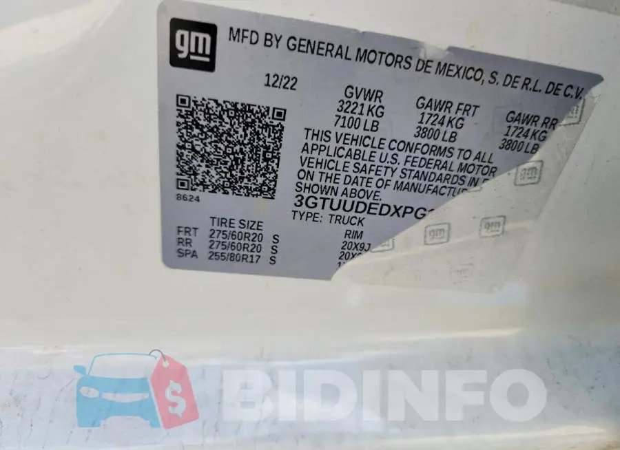3GTUUDEDXPG176830 Photo# 13