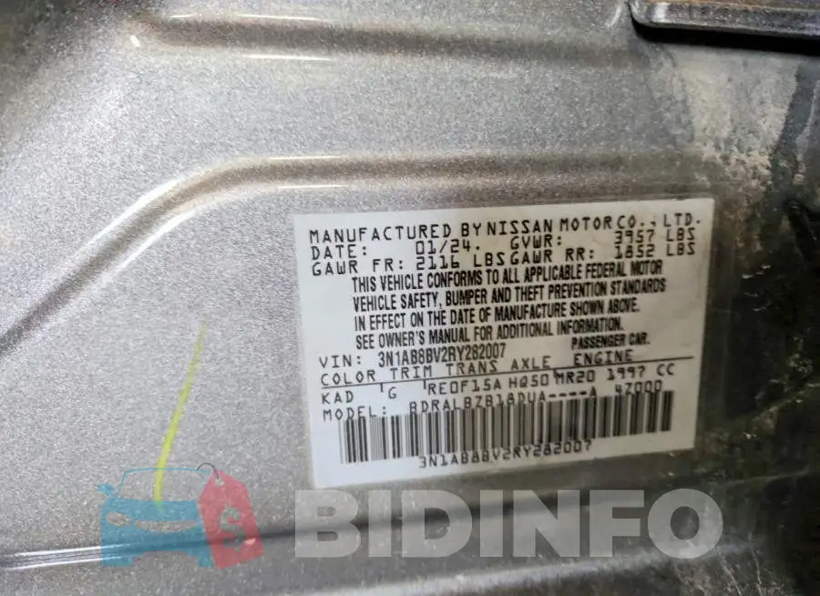 3N1AB8BV2RY282007 Photo# 13