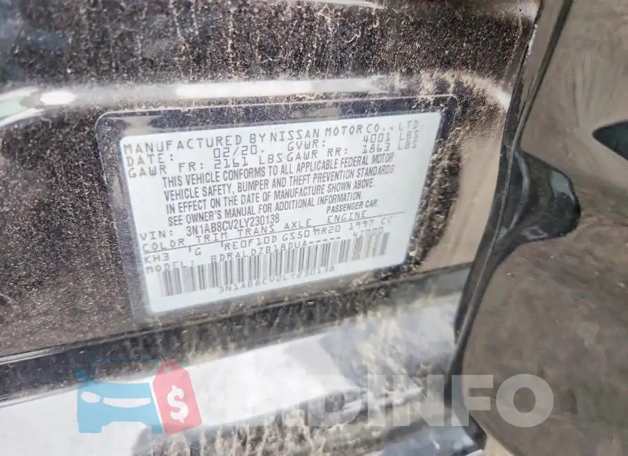 3N1AB8CV2LY230138 Photo# 12