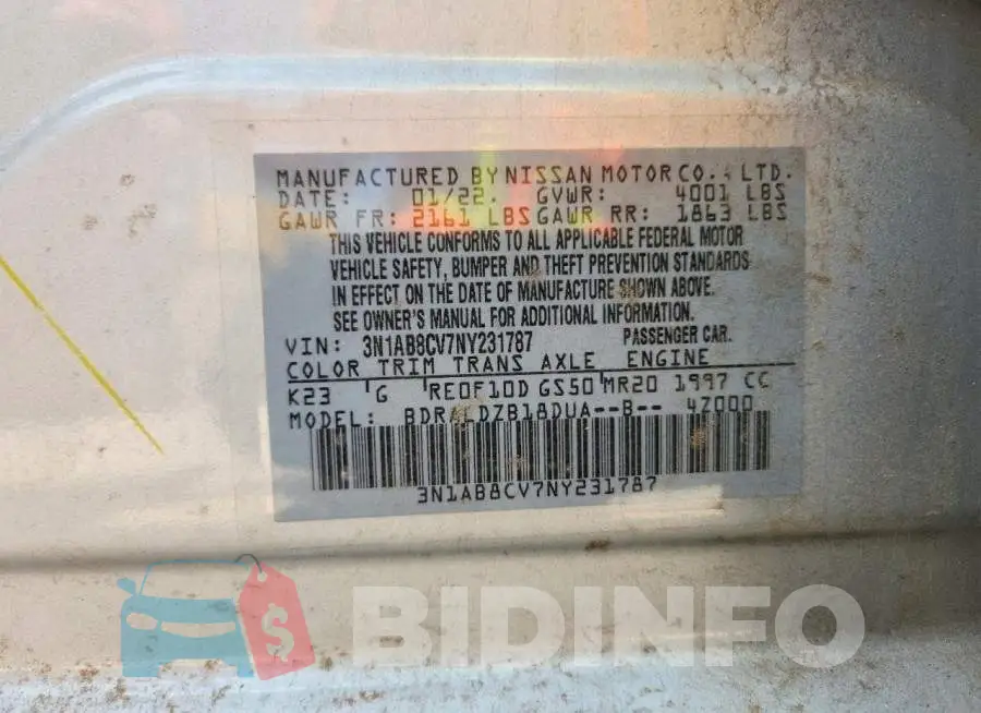3N1AB8CV7NY231787 Photo# 13