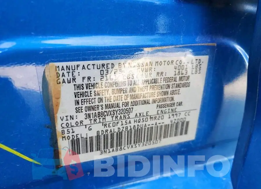 3N1AB8CVXSY320507 Photo# 12