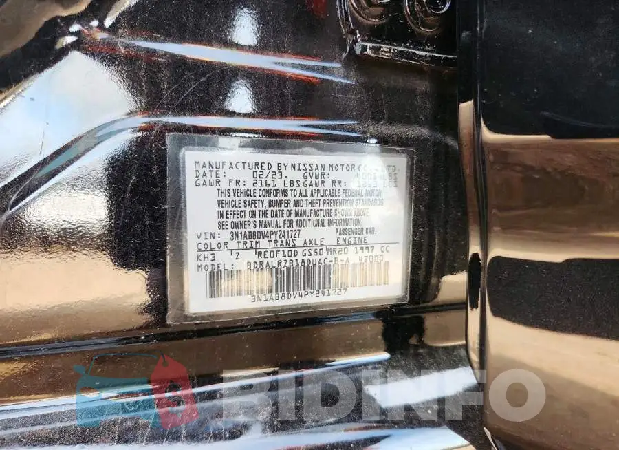 3N1AB8DV4PY241727 Photo# 12