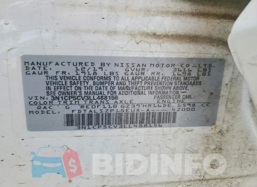 3N1CP5CV3LL488156 Photo# 13