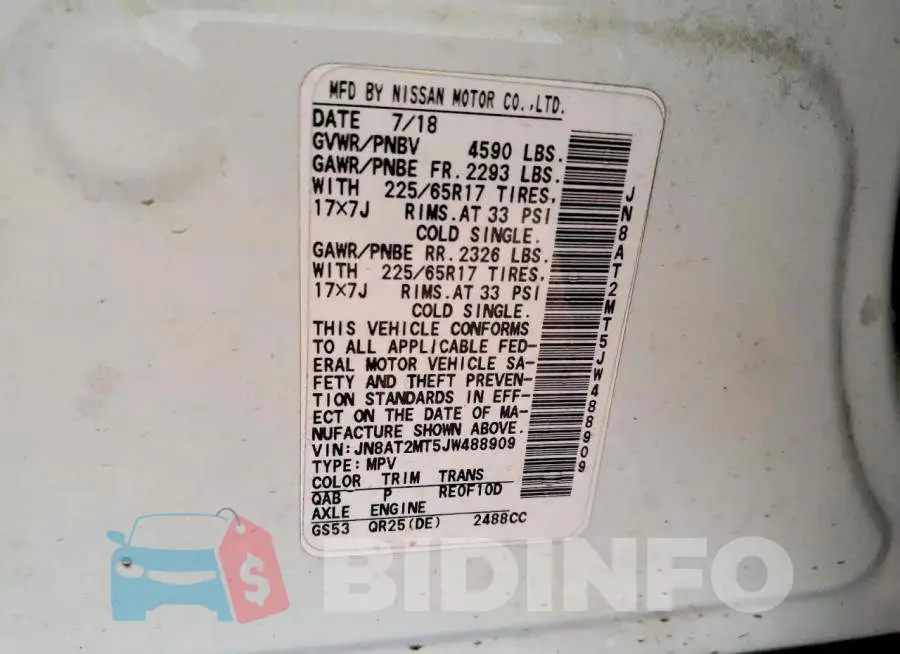 JN8AT2MT5JW488909 Photo# 13