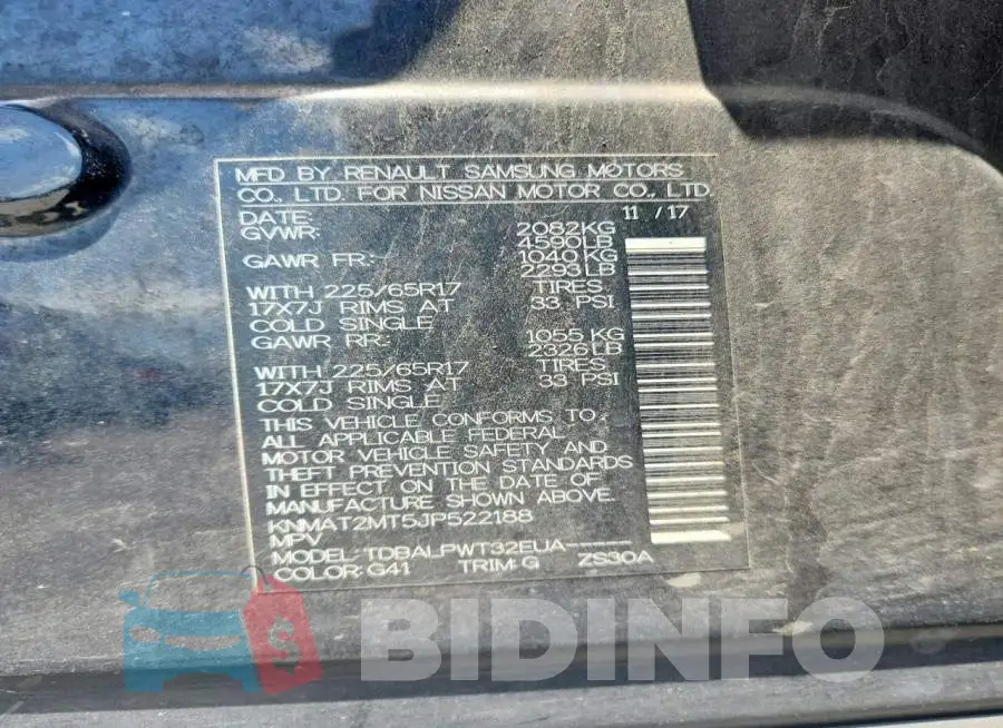 KNMAT2MT5JP522188 Photo# 13