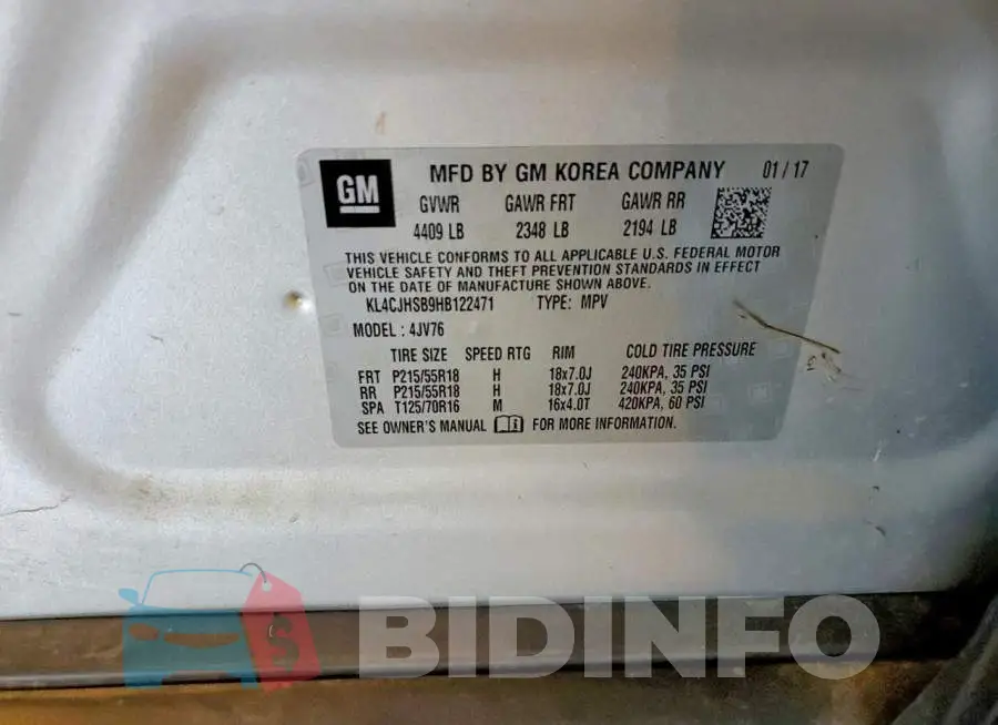 KL4CJHSB9HB122471 Photo# 13