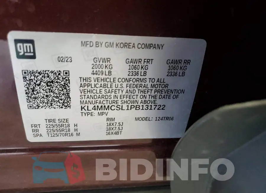 KL4MMCSL1PB131722 Photo# 14