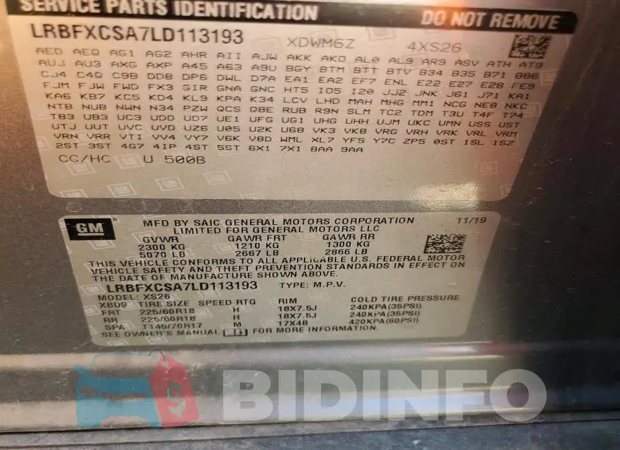 LRBFXCSA7LD113193 Photo# 13