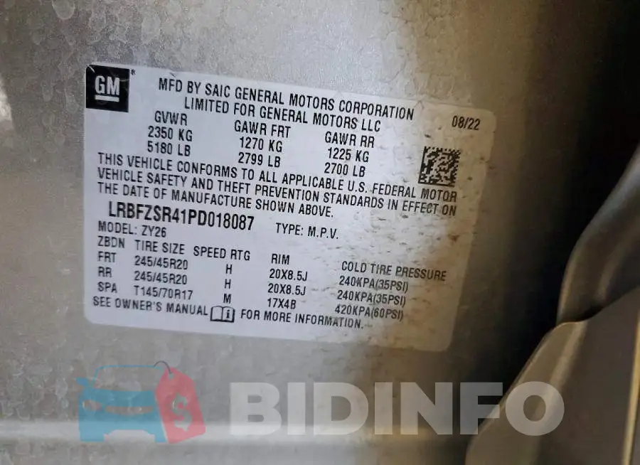 LRBFZSR41PD018087 Photo# 13