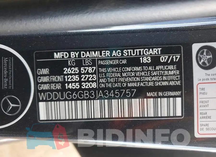 WDDUG6GB3JA345757 Photo# 12